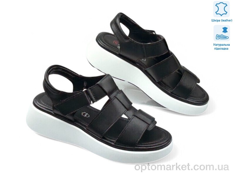 Купить Босоніжки жіночі 195211 ALLSY чорний, фото 1