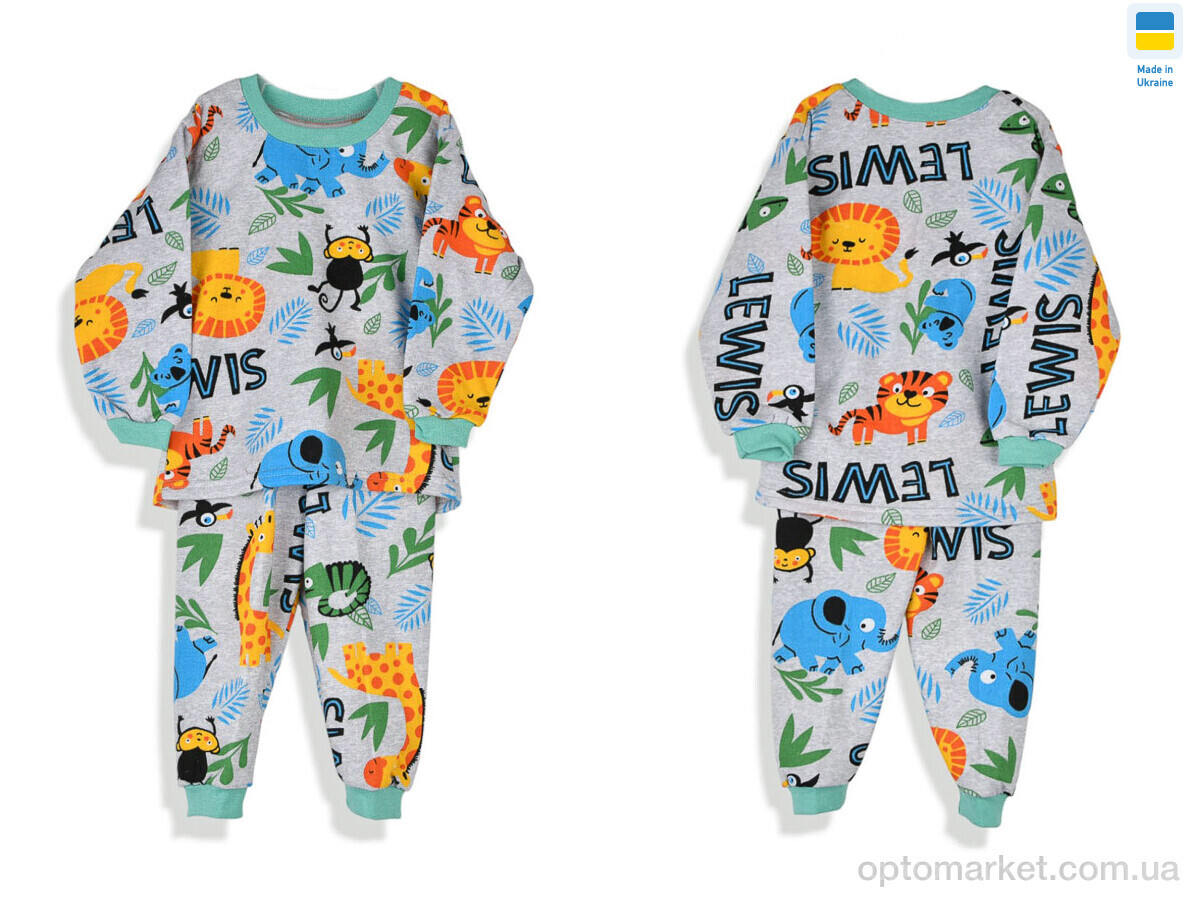 Купить Пижама дитячі 195284 сірий Kir15 сірий, фото 3