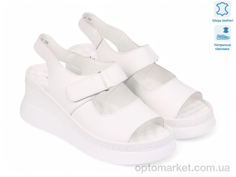 Купить Босоніжки жіночі 195354 ALLSY білий, фото 1