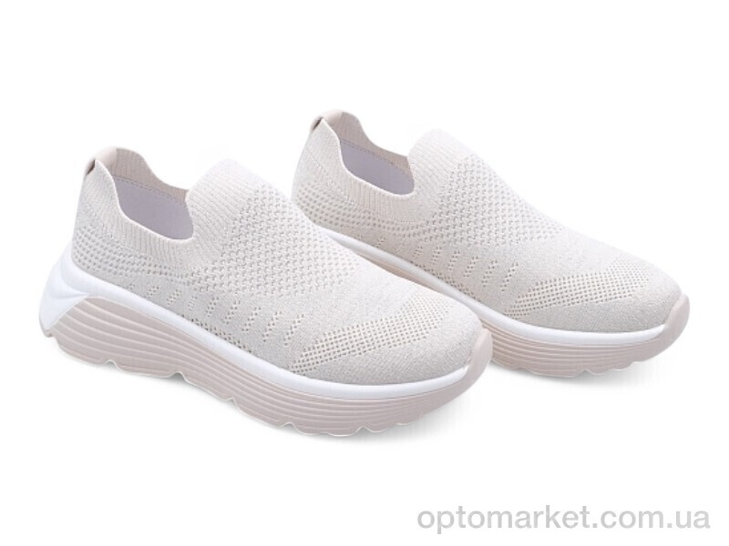 Купить Кросівки жіночі 195648 ALLSY бежевий, фото 1