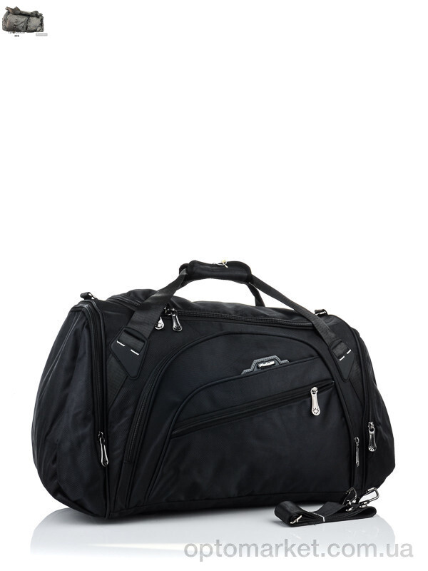 Купить Сумка унісекс 19621 black Kubaite чорний, фото 1