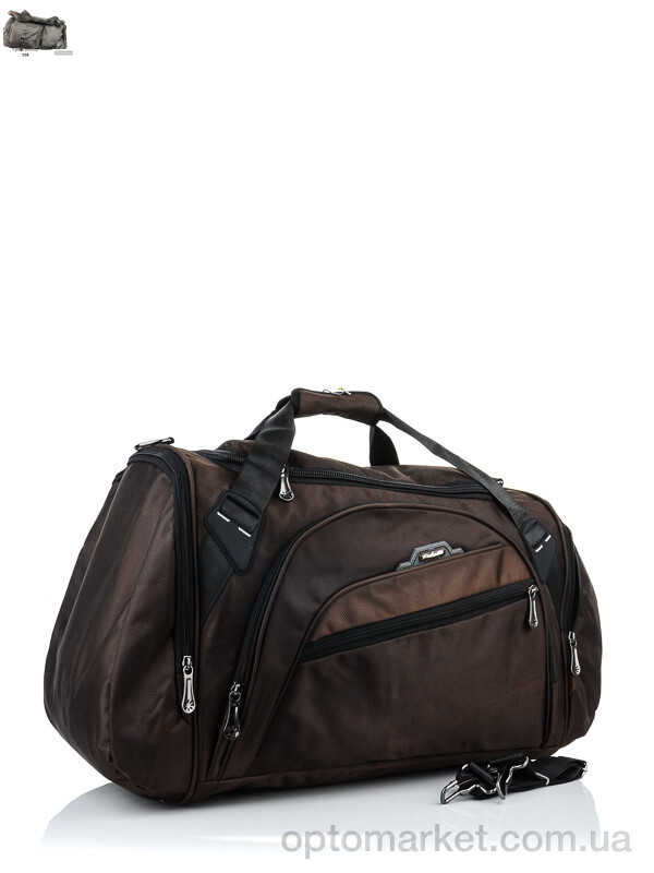 Купить Сумка унісекс 19621 brown Kubaite коричневий, фото 1