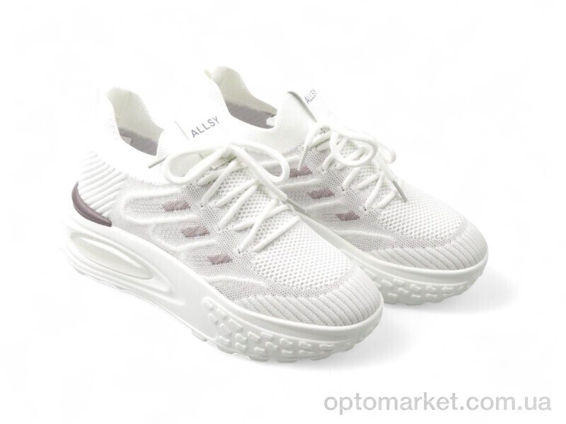 Купить Кросівки жіночі 196493 ALLSY білий, фото 1