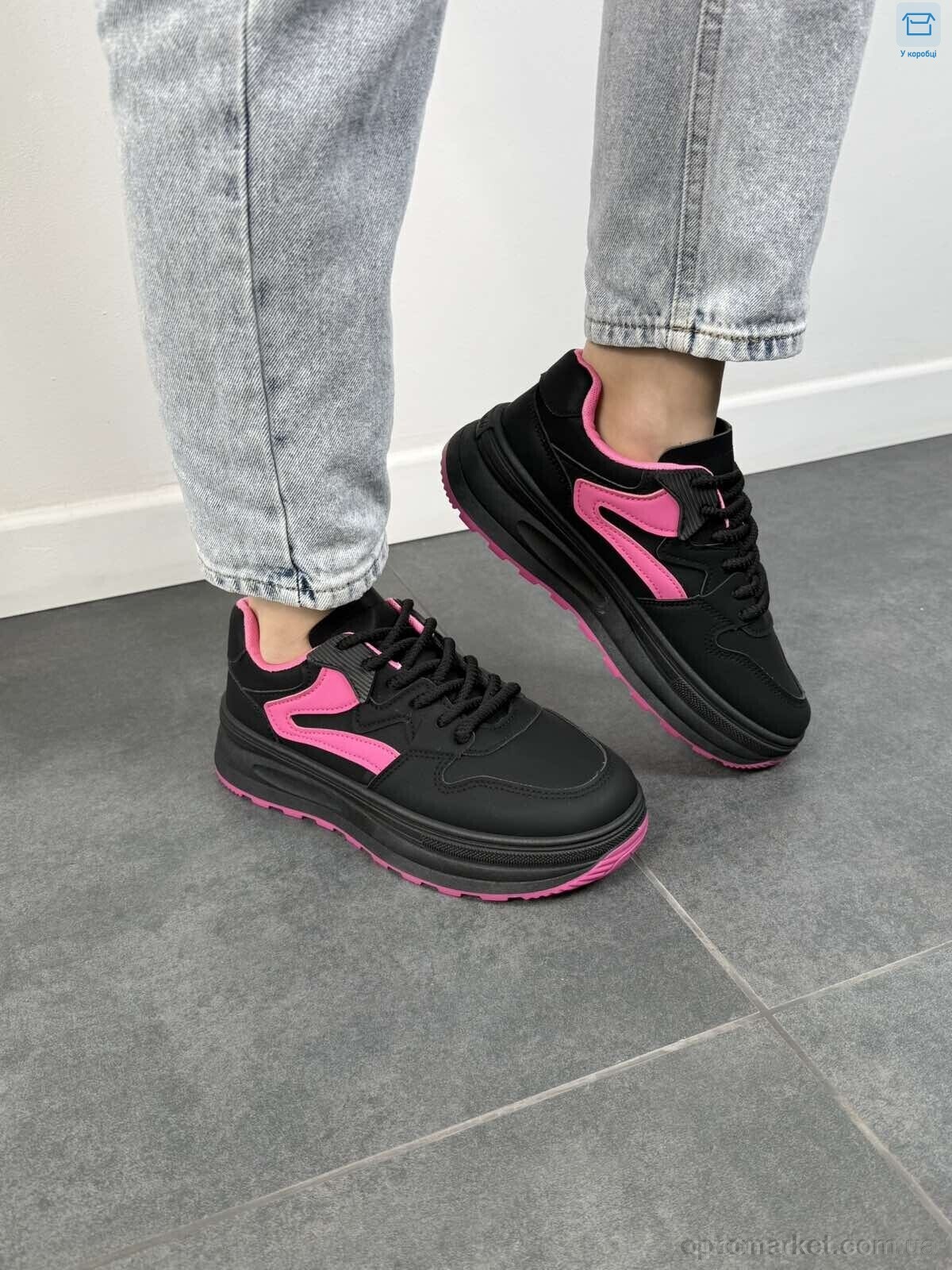 Купить Кросівки жіночі 1964 Ouqidageni чорний, фото 4