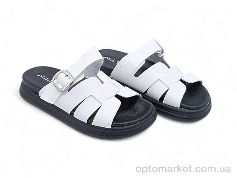 Купить Шльопанці жіночі 196687 ALLSY білий, фото 1