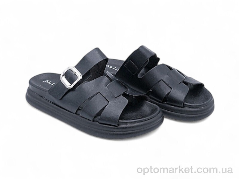 Купить Шльопанці жіночі 196688 ALLSY чорний, фото 1