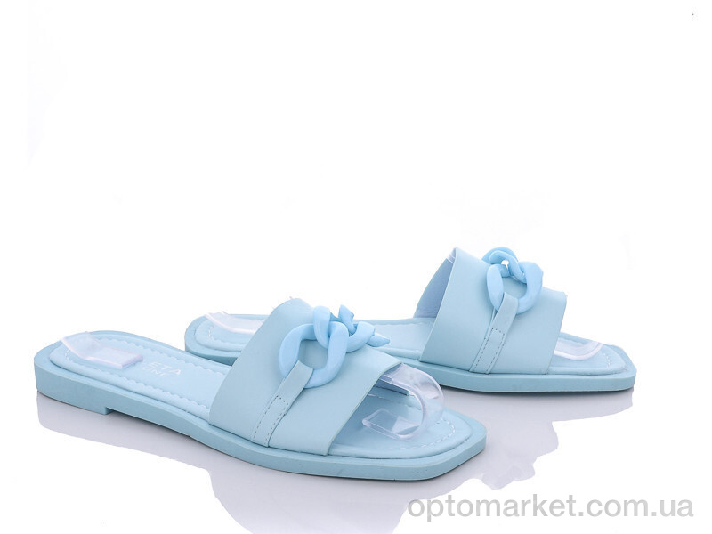 Купить Шльопанці жіночі 197-121 blue Violeta only one блакитний, фото 1