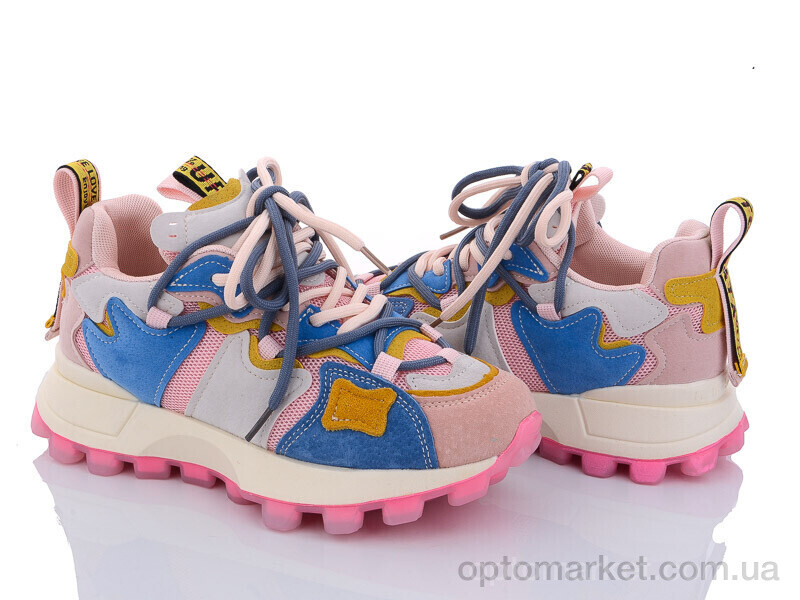 Купить Кросівки жіночі 197-136 pink Violeta only one рожевий, фото 1