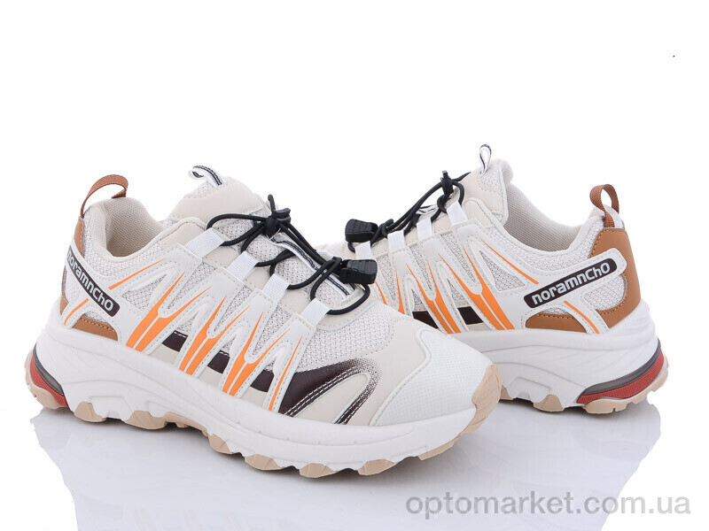 Купить Кросівки жіночі 197-148 khaki-orange Violeta only one бежевий, фото 1