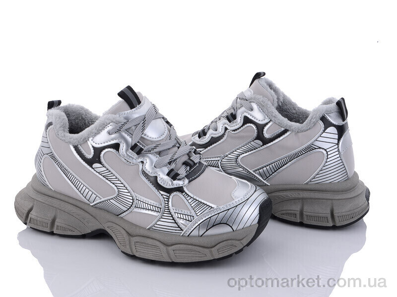 Купить Кросівки жіночі 197-155 l.grey Violeta сірий, фото 1