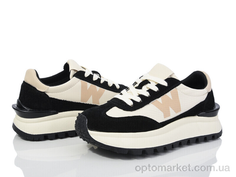 Купить Кросівки жіночі 197-182 black Violeta чорний, фото 1