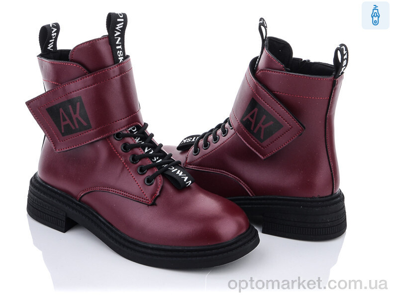 Купить Черевики жіночі 197-53 wine Violeta only one бордовий, фото 1