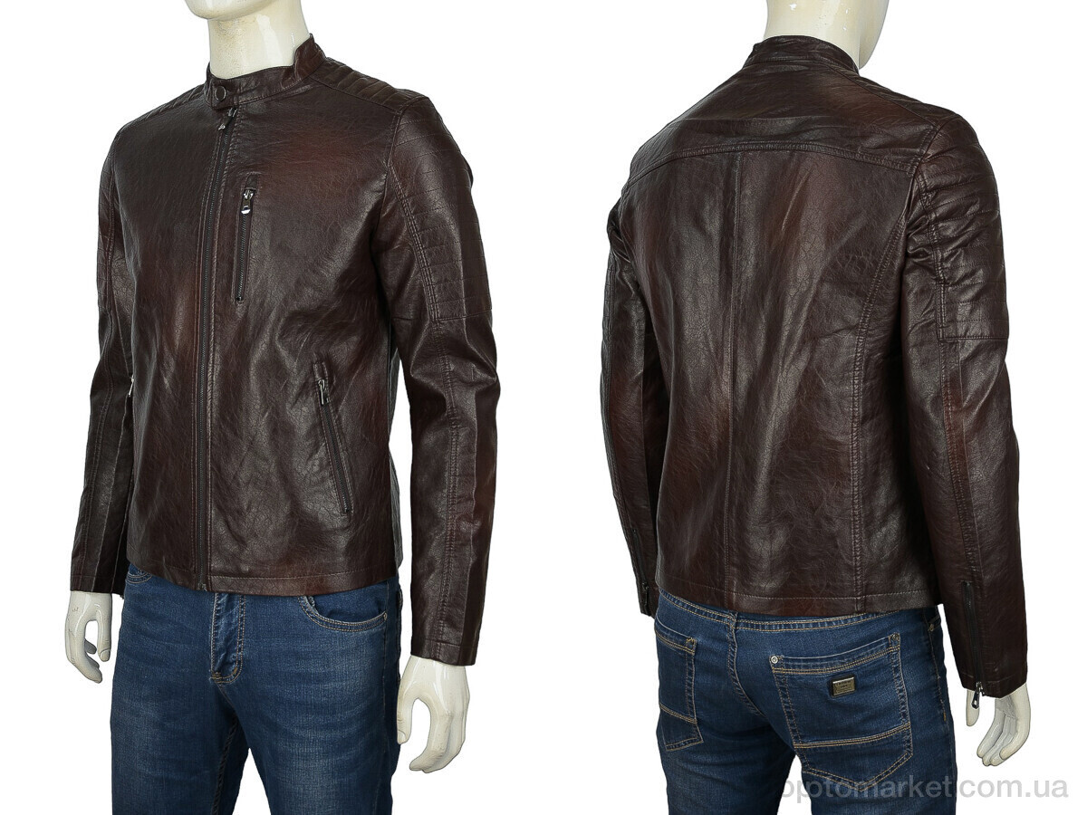 Купить Куртка чоловічі 1976 (08157) brown Dikaoq Unhao коричневий, фото 3