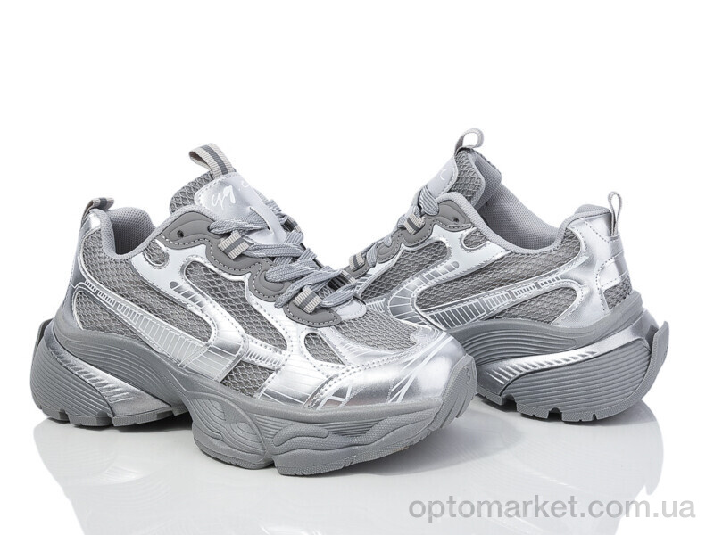 Купить Кросівки жіночі 1977 grey Shev-Shoes срібний, фото 1