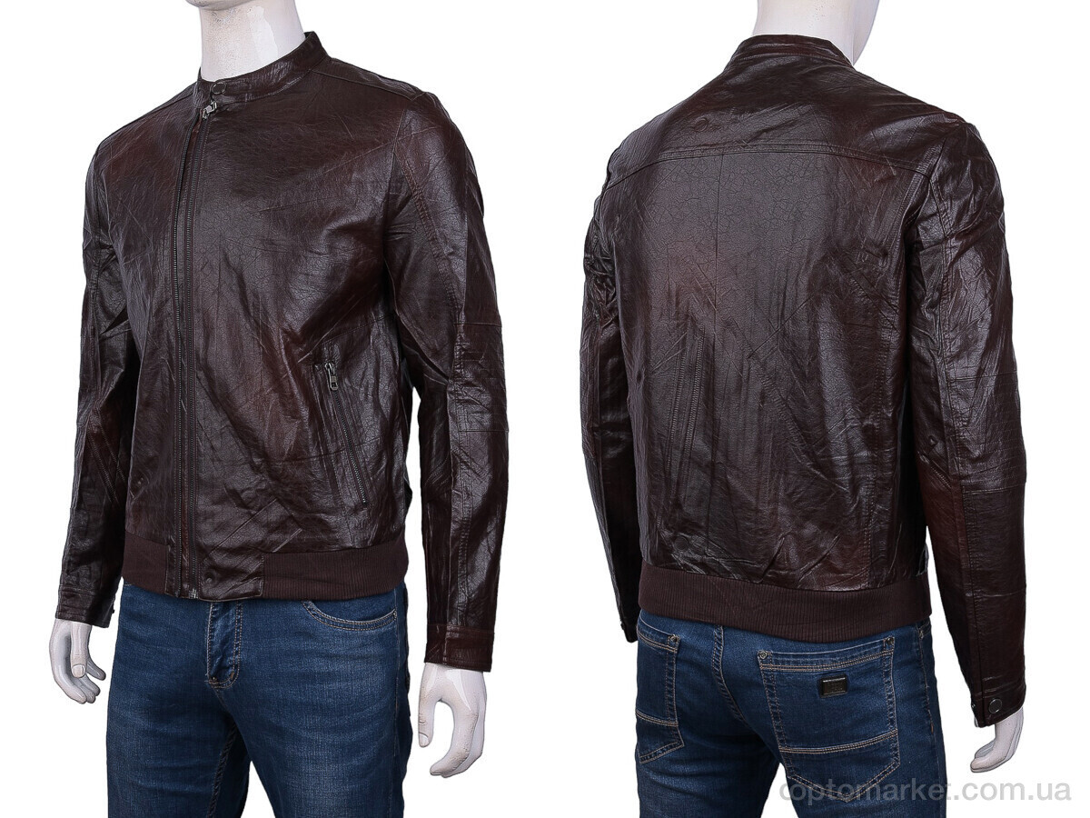 Купить Куртка чоловічі 1978 (08111) brown Dikaoq Unhao коричневий, фото 3