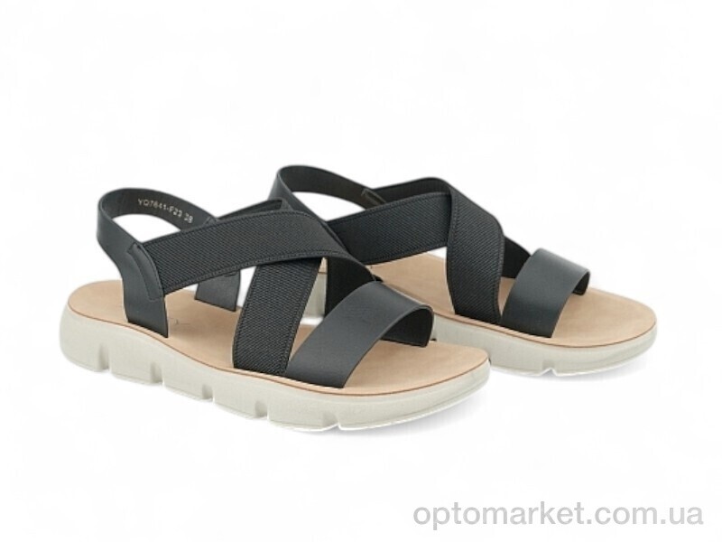 Купить Босоніжки жіночі 198415 ALLSY чорний, фото 1