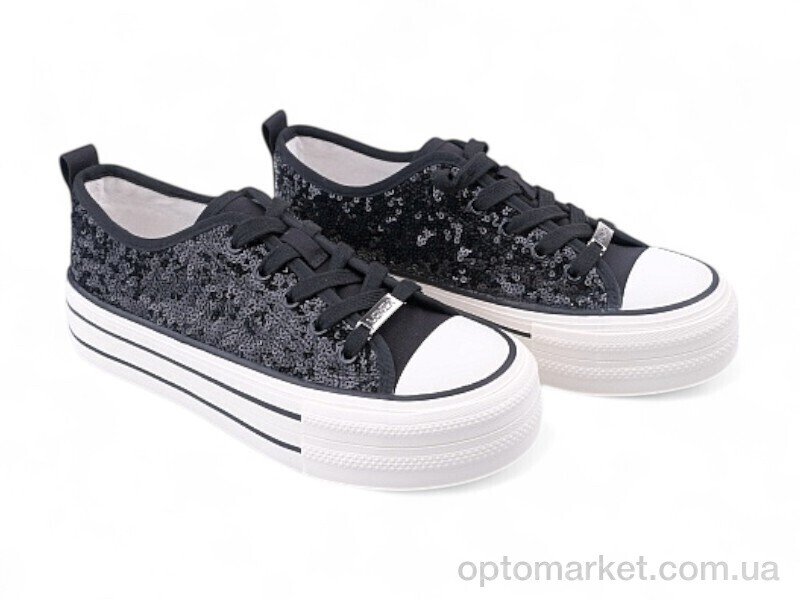 Купить Кеди жіночі 199300 Lonza чорний, фото 1