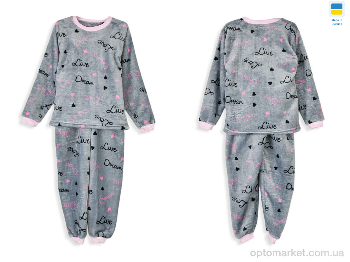 Купить Пижама дитячі 199361 grey Kir15 сірий, фото 3