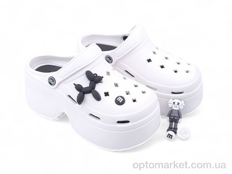 Купить Крокси жіночі 199402 Lonza білий, фото 1