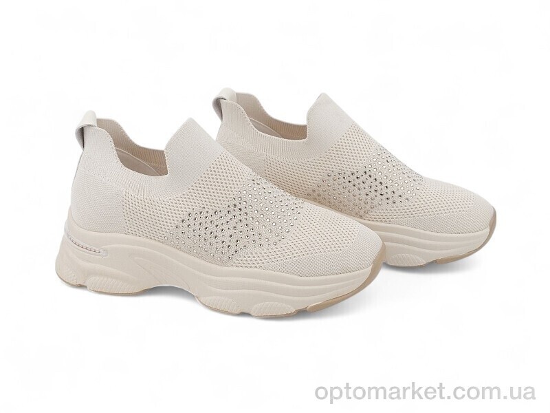 Купить Кросівки жіночі 199440 ALLSY бежевий, фото 1