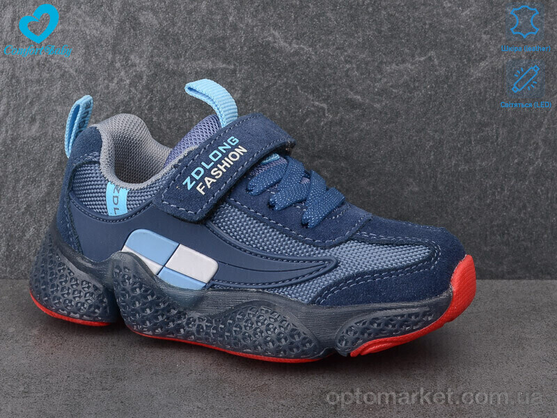 Купить Кросівки дитячі 19970 с-червон ZD long синій, фото 2