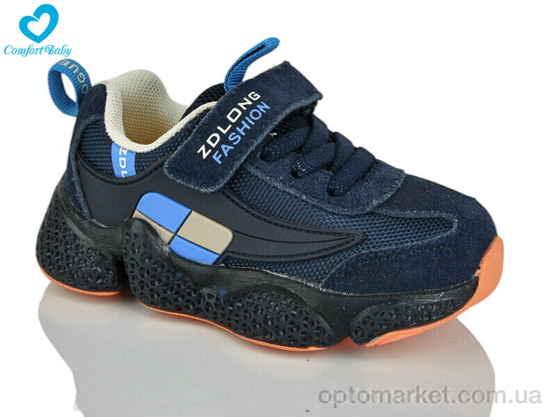 Купить Кросівки дитячі 19970 син-помаранчевий Zdlong синій, фото 1