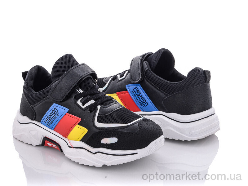 Купить Кросівки дитячі 19В-10-1 Victoria чорний, фото 1