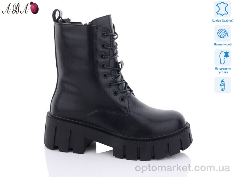 Купить Черевики жіночі 1ABA87 Aba чорний, фото 1