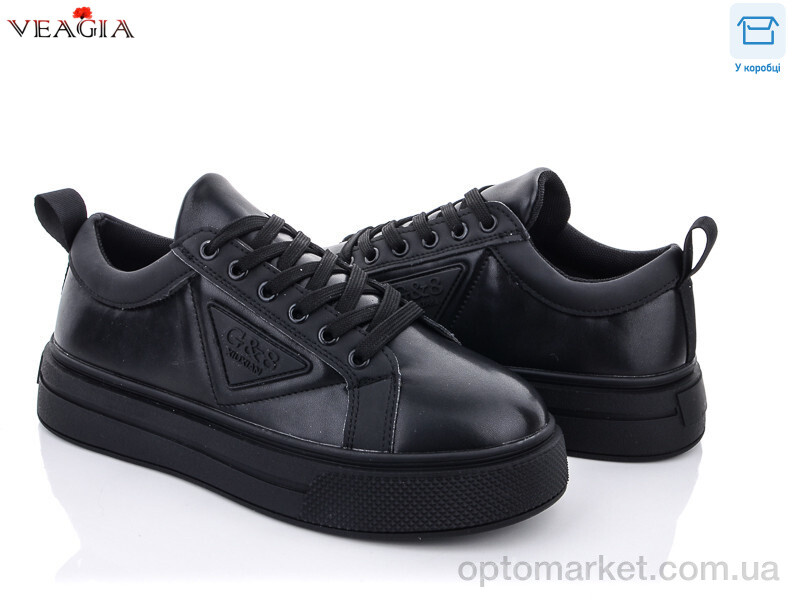 Купить Кросівки жіночі 1F579-1 Veagia чорний, фото 1
