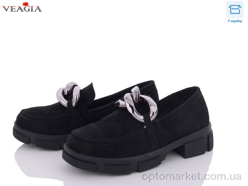 Купить Туфлі жіночі 1F583-1 Veagia чорний, фото 1
