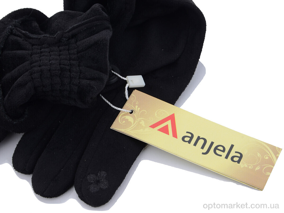 Купить Рукавички жіночі 2-21 black Anjela чорний, фото 2