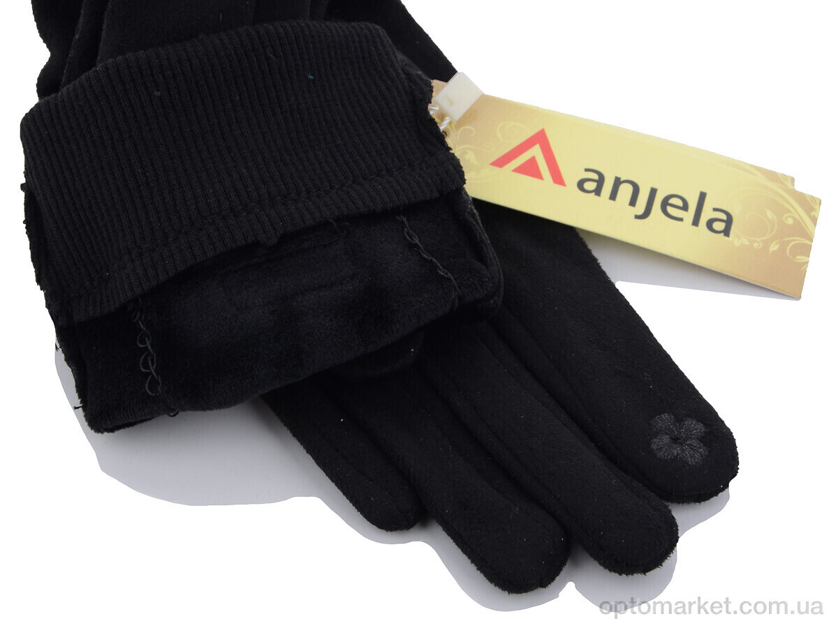 Купить Рукавички жіночі 2-25 black Anjela чорний, фото 2