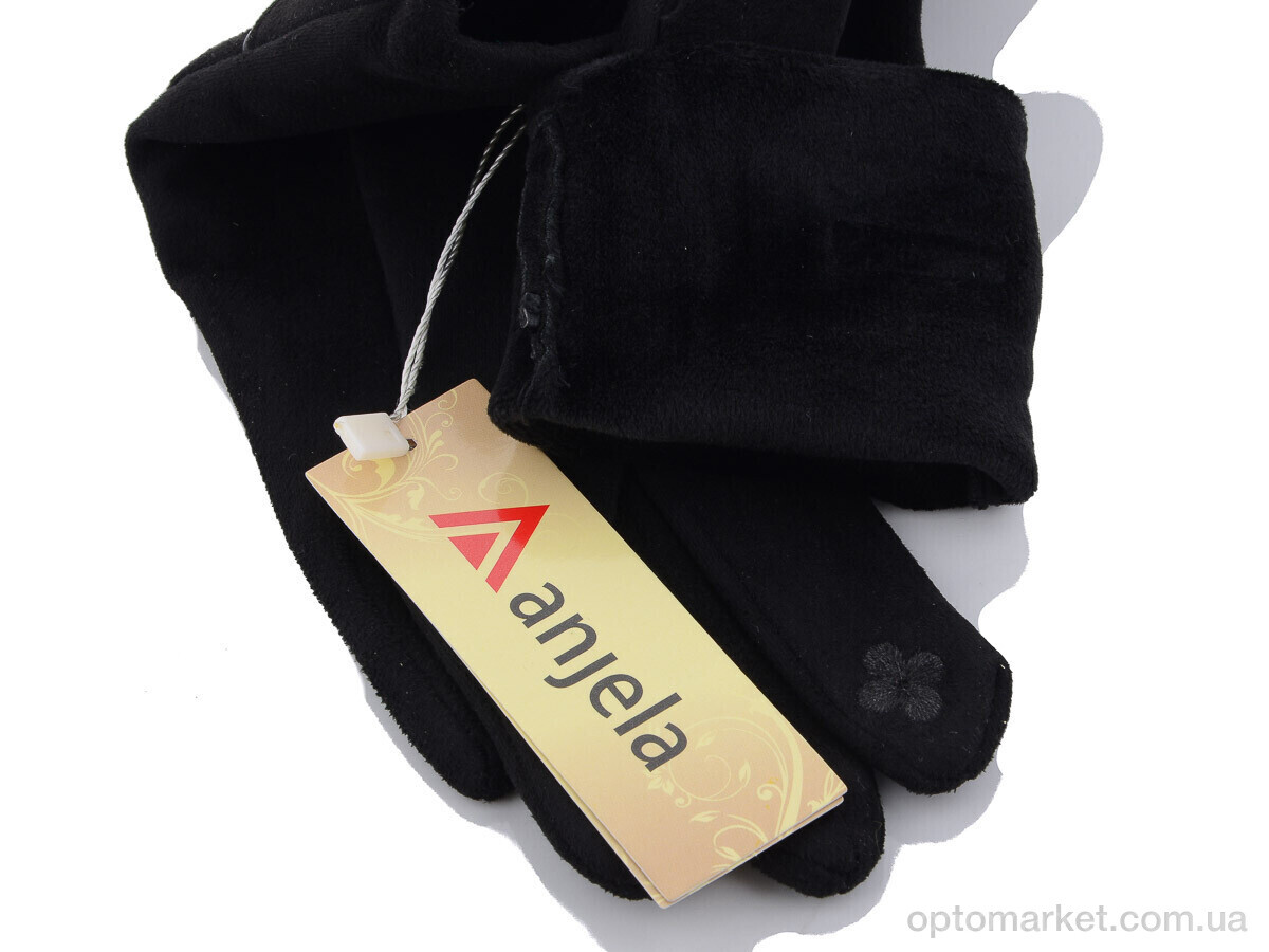 Купить Рукавички жіночі 2-27 black Anjela чорний, фото 2