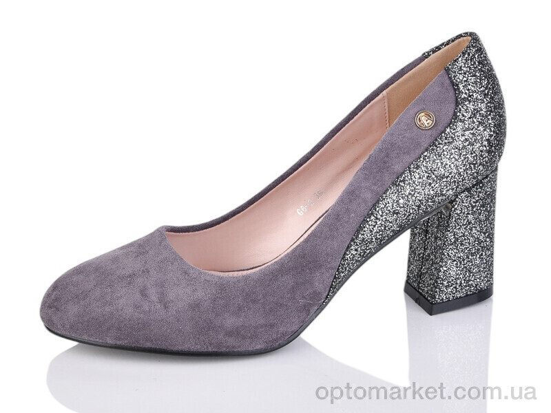 Купить Туфлі жіночі 2-6G Fuguiyun сірий, фото 1