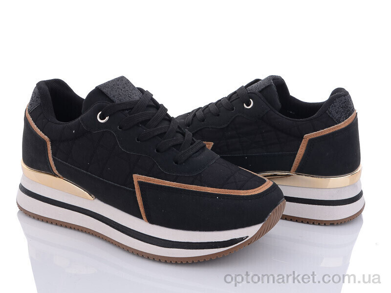 Купить Кросівки жіночі 20-1015-3 black Violeta only one чорний, фото 1