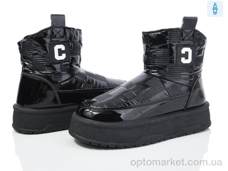 Купить Дутики жіночі 20-1054-1 Violeta чорний, фото 1