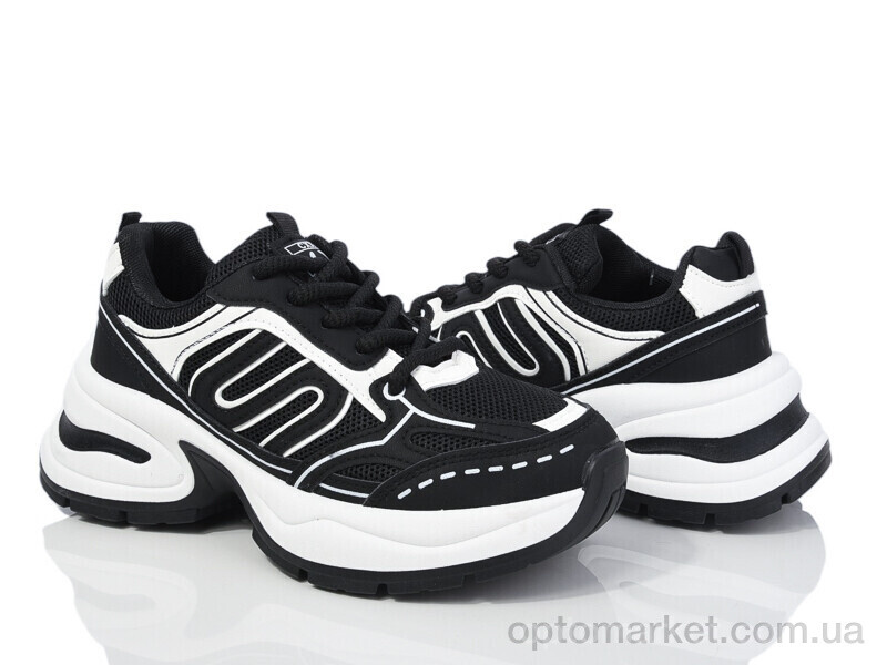 Купить Кросівки жіночі 20-1068-1 black Violeta чорний, фото 1