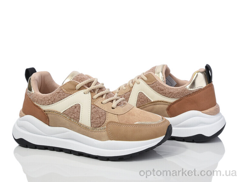 Купить Кросівки жіночі 20-1072-2 khaki Violeta коричневий, фото 1