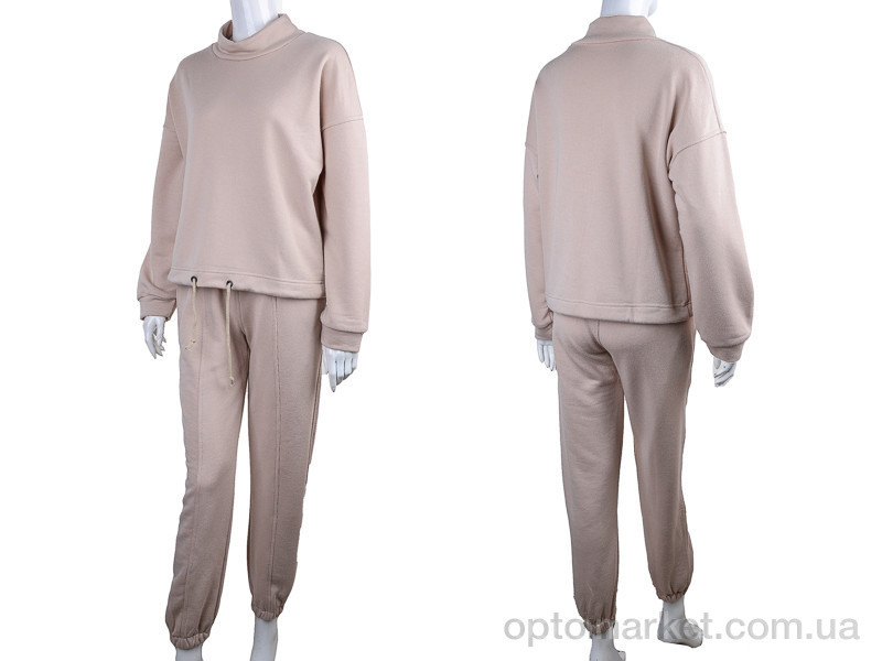 Купить Спортивний костюм жіночі 20-11 бежевий Di.Va бежевий, фото 3