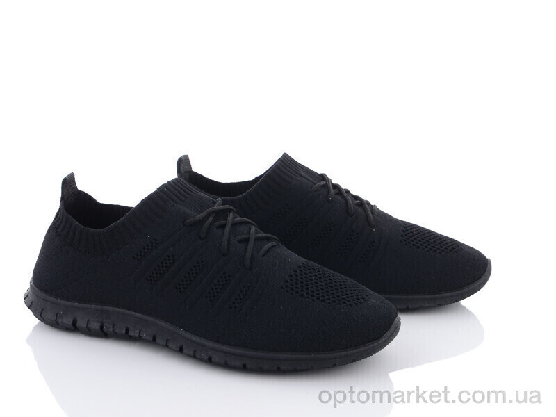 Купить Кросівки жіночі 20-650 all black Violeta only one чорний, фото 1