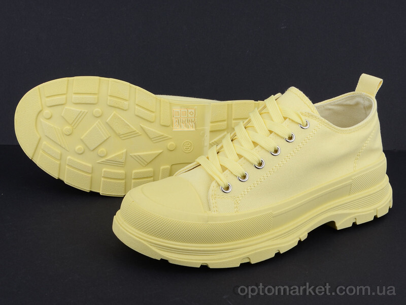 Купить Кеди жіночі 20-868 lt.yellow Violeta only one жовтий, фото 2