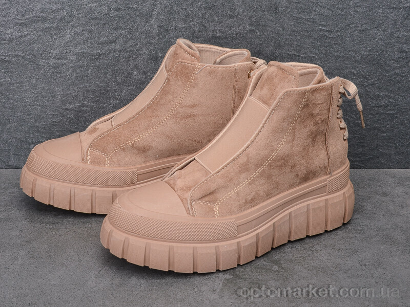 Купить Черевики жіночі 20-956 khaki Violeta only one коричневий, фото 3