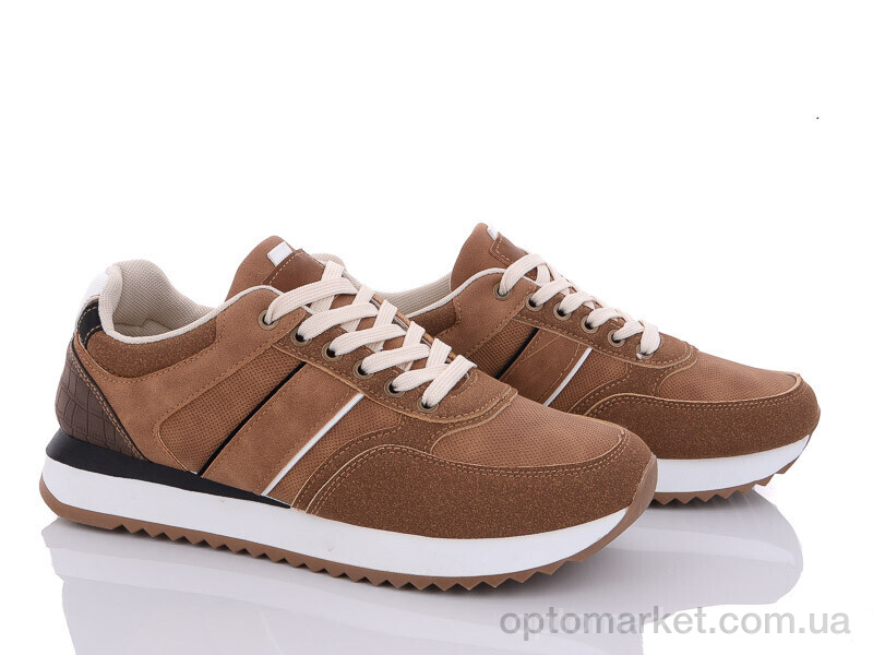 Купить Кросівки чоловічі 20-975 camel Wonex коричневий, фото 1