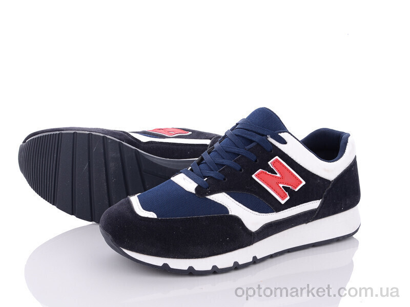 Купить Кросівки чоловічі 20-977 blue-white Wonex синій, фото 1