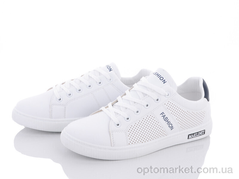 Купить Кросівки чоловічі 20-980 white-navy Wonex білий, фото 1