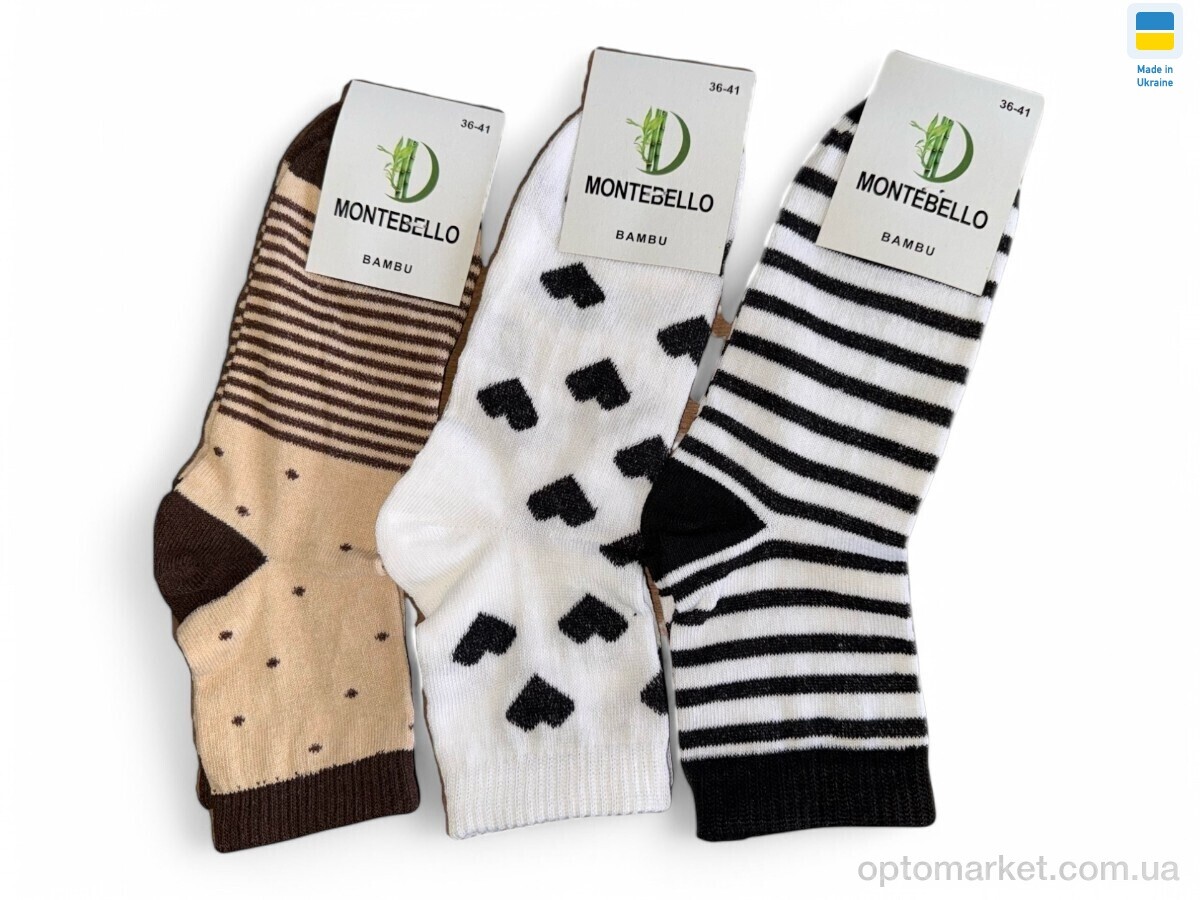 Купить Шкарпетки жіночі 20 mix Montebello мікс, фото 1