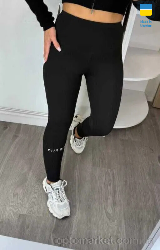 Купить Лосини жіночі 2000-1 чорний M M.u Miu чорний, фото 3