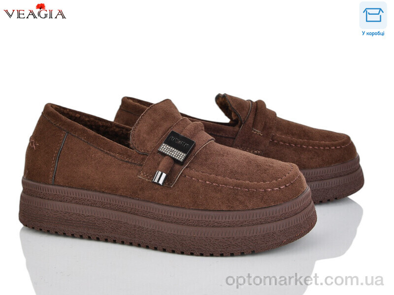 Купить Туфлі жіночі 20000-2 Veagia коричневий, фото 1