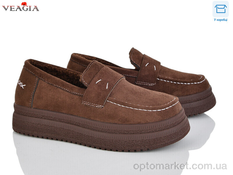 Купить Туфлі жіночі 20002-2 Veagia коричневий, фото 1