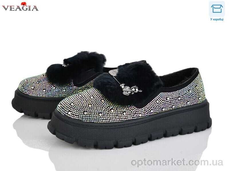 Купить Туфлі жіночі 20003-1 Veagia чорний, фото 1